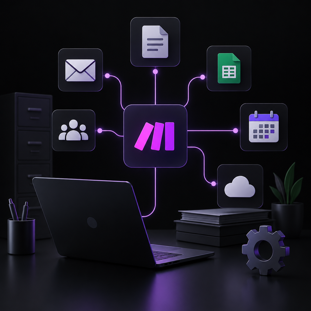 Automatización de procesos administrativos con Make para negocios