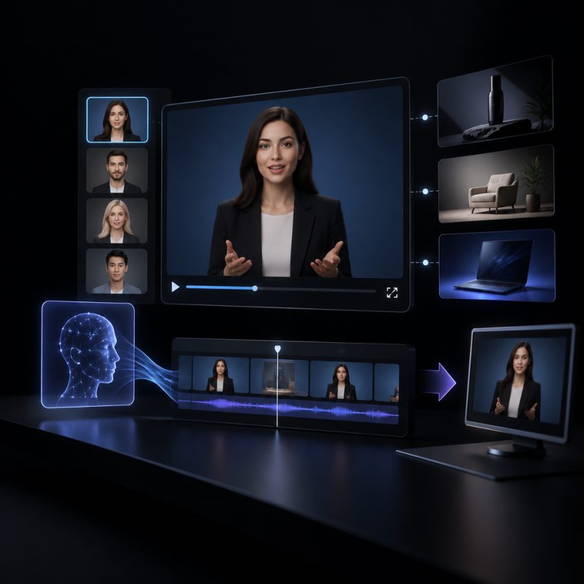 Cómo crear videos comerciales con avatares de inteligencia artificial sin cámaras ni actores