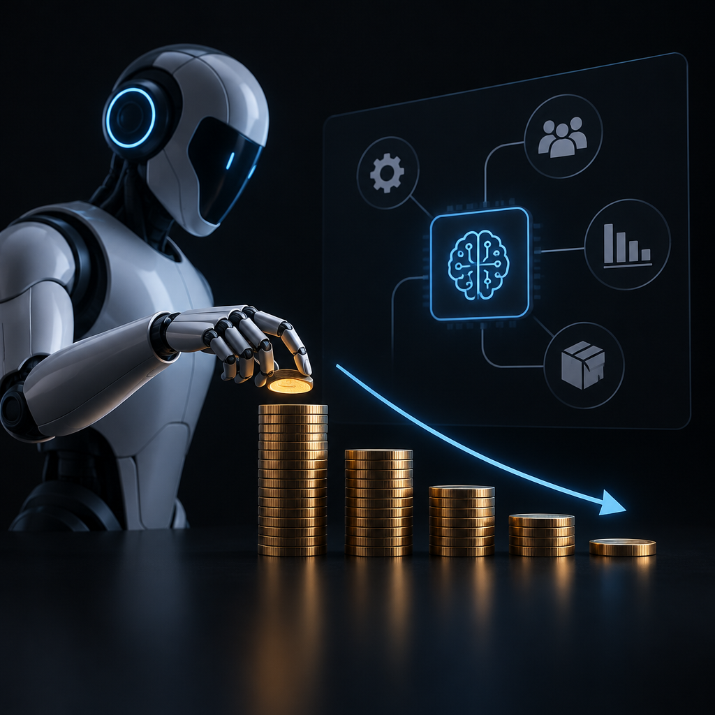 Cómo la Inteligencia Artificial reduce costos en empresas